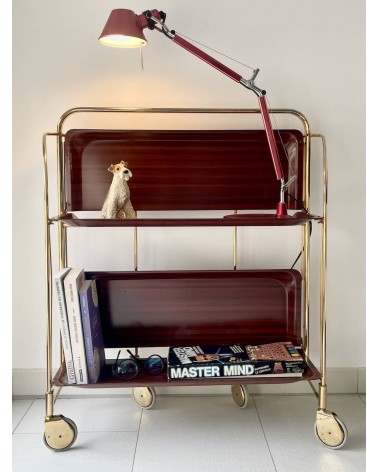 Gerlinol Dinett - Carrello portavivande vintage kitatori mobili Oggetto di design vintage svizzera