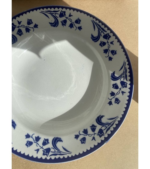 Assiette creuse vintage - Société Amandinoise kitatori meuble vintage shop online boutique suisse