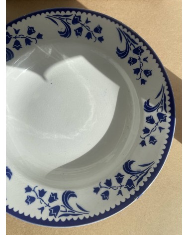 Piatto fondo vintage - Société Amandinoise kitatori mobili Oggetto di design vintage svizzera