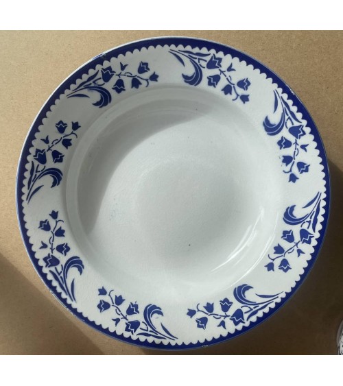 Assiette creuse vintage - Société Amandinoise kitatori meuble vintage shop online boutique suisse