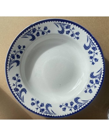 Assiette creuse vintage - Société Amandinoise kitatori meuble vintage shop online boutique suisse