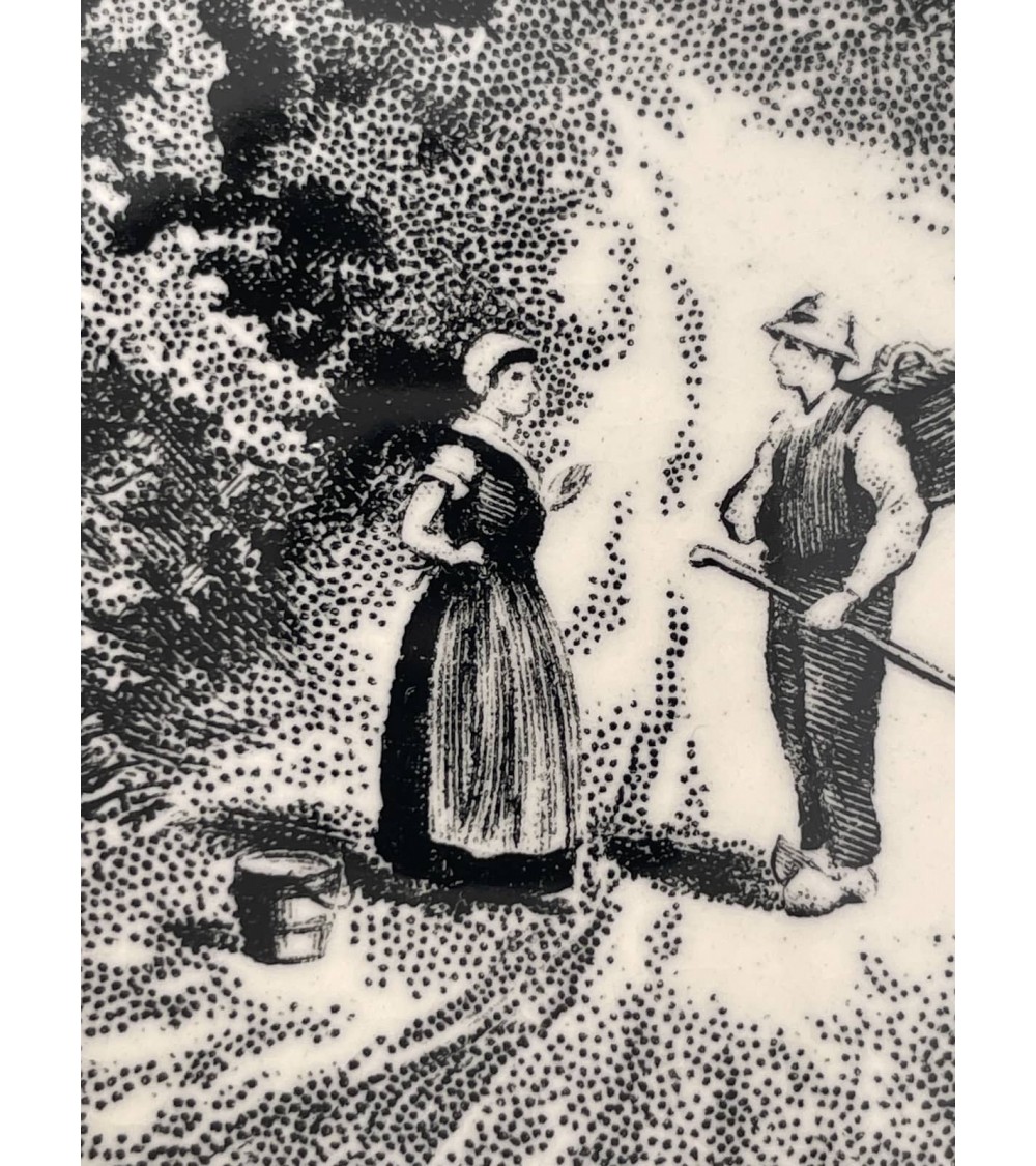 Assiette creuse vintage - Landschap kitatori meuble vintage shop online boutique suisse