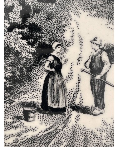 Assiette creuse vintage - Landschap kitatori meuble vintage shop online boutique suisse