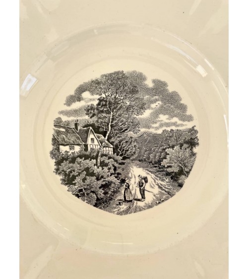 Assiette creuse vintage - Landschap kitatori meuble vintage shop online boutique suisse