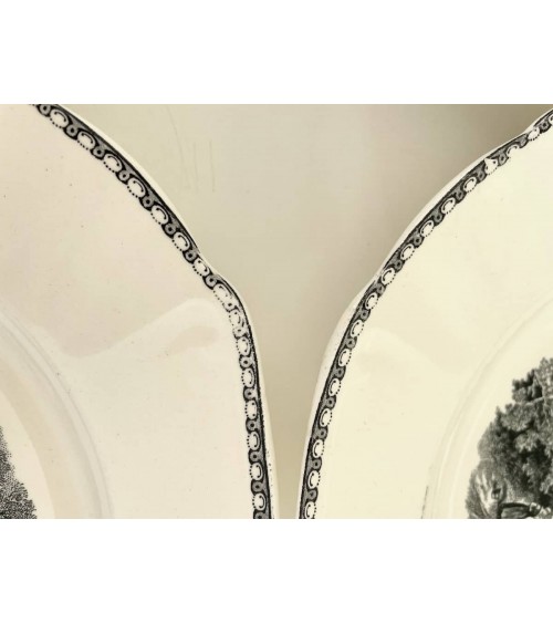 Assiette creuse vintage - Landschap kitatori meuble vintage shop online boutique suisse