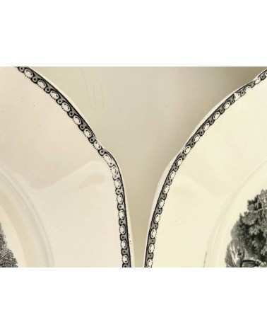 Assiette creuse vintage - Landschap kitatori meuble vintage shop online boutique suisse