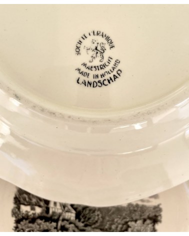 Assiette creuse vintage - Landschap kitatori meuble vintage shop online boutique suisse