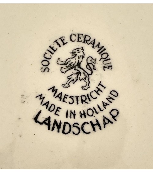 Assiette creuse vintage - Landschap kitatori meuble vintage shop online boutique suisse