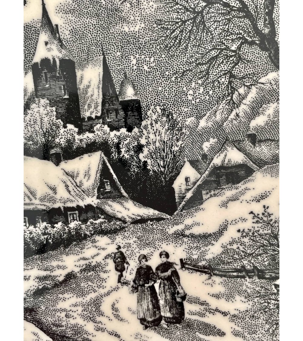 Assiette creuse vintage - Landschap kitatori meuble vintage shop online boutique suisse