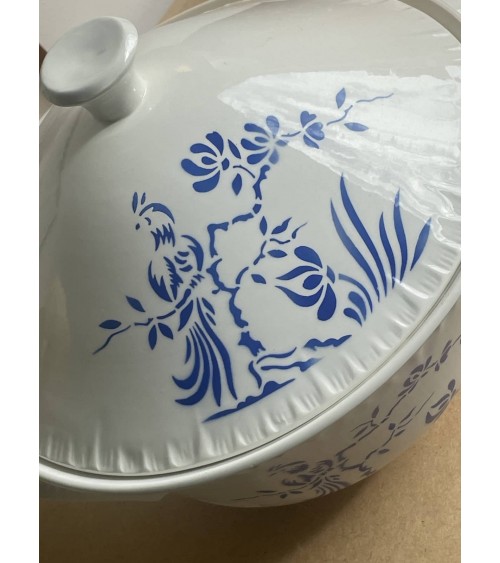 Zuppiera vintage Digoin Sarreguemines - Paradis kitatori mobili Oggetto di design vintage svizzera Zuppiera vintage Digoin Sarreguemines - Paradis kitatori mobili Oggetto di design vintage svizzera