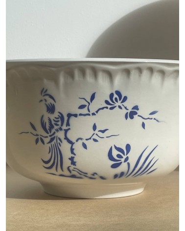 Zuppiera vintage Digoin Sarreguemines - Paradis kitatori mobili Oggetto di design vintage svizzera