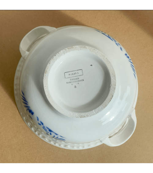 Soupière vintage Digoin Sarreguemines - Paradis kitatori meuble vintage shop online boutique suisse