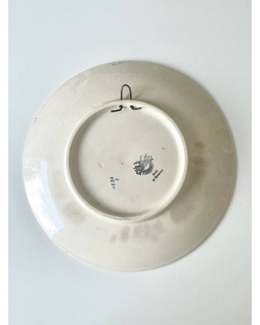 Piatto da parete decorativo d'epoca - Villeroy & Boch - Wallerfangen kitatori mobili Oggetto di design vintage svizzera