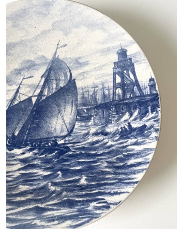Piatto da parete decorativo d'epoca - Villeroy & Boch - Wallerfangen kitatori mobili Oggetto di design vintage svizzera