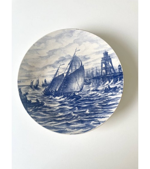Piatto da parete decorativo d'epoca - Villeroy & Boch - Wallerfangen kitatori mobili Oggetto di design vintage svizzera