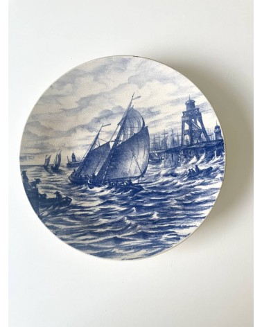 Piatto da parete decorativo d'epoca - Villeroy & Boch - Wallerfangen kitatori mobili Oggetto di design vintage svizzera