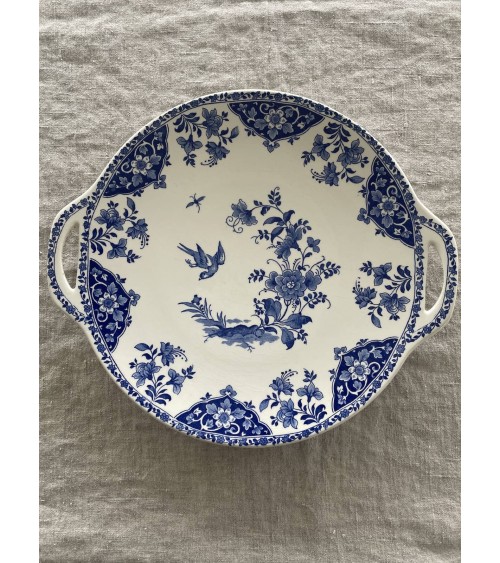 Vintage Runde Servierplatte - Delft / Petit oiseau bleu - Gien kitatori vintage shop design klassiker bern basel zürich Vintage Runde Servierplatte - Delft / Petit oiseau bleu - Gien kitatori vintage shop design klassiker bern basel zürich