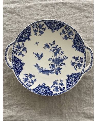 Vintage Runde Servierplatte - Delft / Petit oiseau bleu - Gien kitatori vintage shop design klassiker bern basel zürich