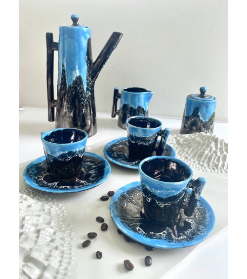 Vintage Vallauris coffee set kitatori switzerland vintage furniture design classics