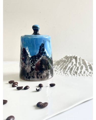 Servizio da caffè vintage Vallauris kitatori mobili Oggetto di design vintage svizzera