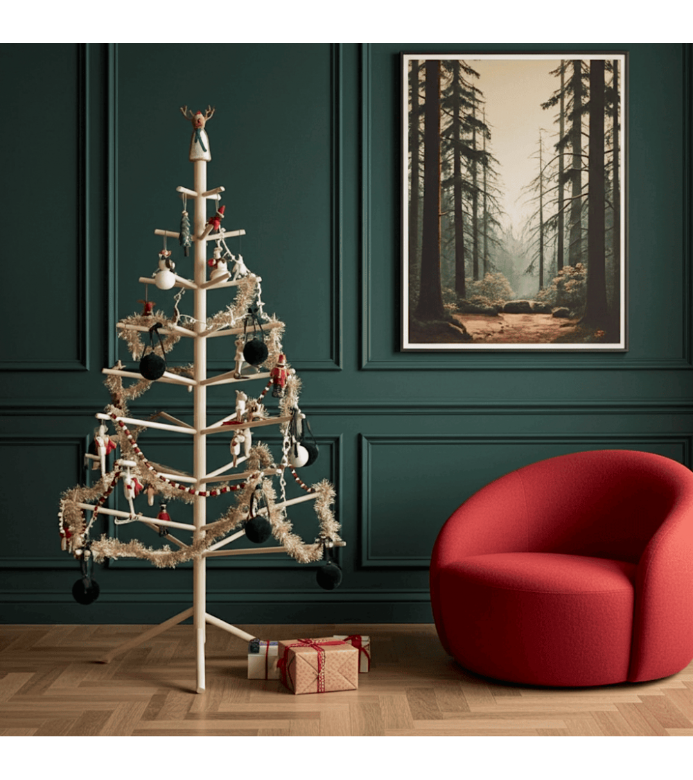 Wooden Christmas tree - Kitatori Design xmas tree in wood