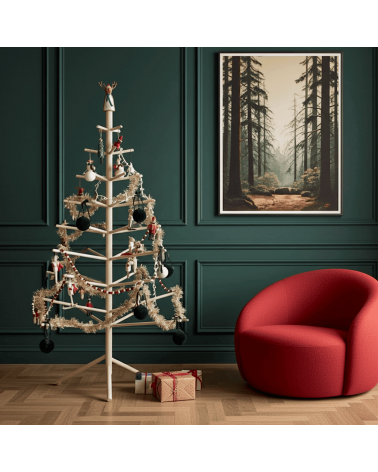 Wooden Christmas tree - Kitatori Design xmas tree in wood