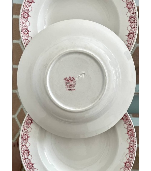 Vintage Soup plate Boch Frères - Ramona kitatori switzerland vintage furniture design classics Vintage Soup plate Boch Frères - Ramona kitatori switzerland vintage furniture design classics