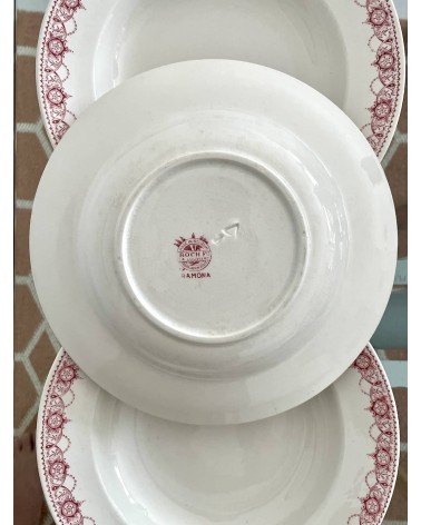 Assiette creuse vintage Boch Frères - Ramona kitatori meuble vintage shop online boutique suisse
