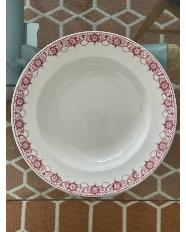 Assiette creuse vintage Boch Frères - Ramona kitatori meuble vintage shop online boutique suisse