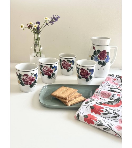 Vintage Lilien Porzellan Austria set - Alpenflora kitatori switzerland vintage furniture design classics