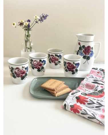 Servizio Vintage Lilien Porzellan - Alpenflora kitatori mobili Oggetto di design vintage svizzera