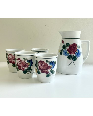 Servizio Vintage Lilien Porzellan - Alpenflora kitatori mobili Oggetto di design vintage svizzera