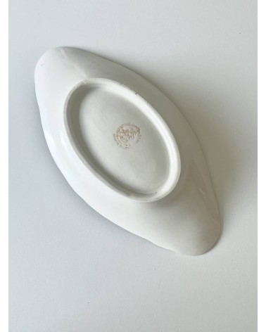Plat ovale vintage en faïence - Manufacture de Nimy kitatori meuble vintage shop online boutique suisse