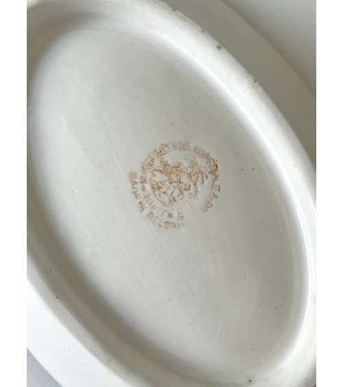 Vintage oval serving dish - Manufacture de Nimy kitatori switzerland vintage furniture design classics Vintage oval serving dish - Manufacture de Nimy kitatori switzerland vintage furniture design classics