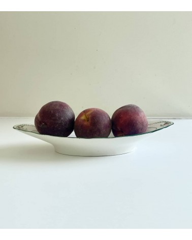 Plat ovale vintage en faïence - Manufacture de Nimy kitatori meuble vintage shop online boutique suisse