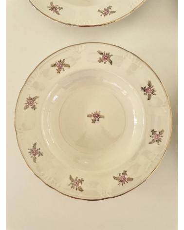 Assiette creuse vintage Boch Frères - Suzon kitatori meuble vintage shop online boutique suisse