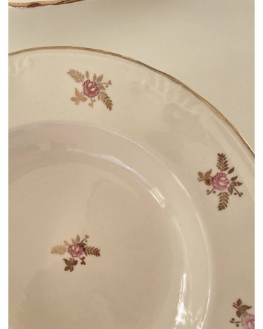 Assiette creuse vintage Boch Frères - Suzon kitatori meuble vintage shop online boutique suisse