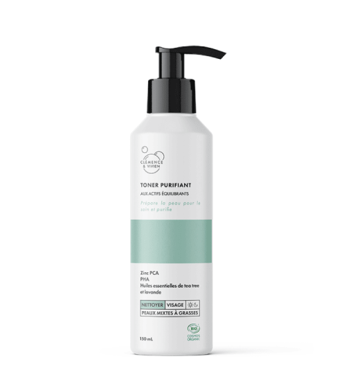 Toner purifiant aux actifs équilibrants Clémence et Vivien cosmetique naturel de qualité vegan