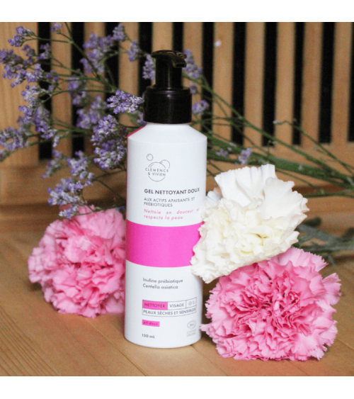 Gel detergente delicato Clémence et Vivien cosmetici naturali cosmeci svizzeri Gel detergente delicato Clémence et Vivien cosmetici naturali cosmeci svizzeri