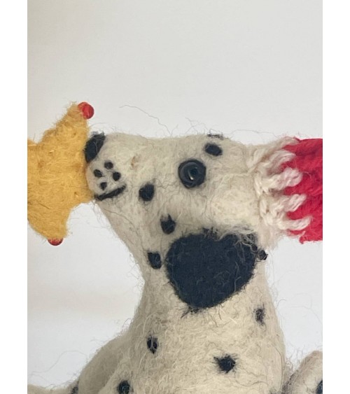 Fleckiger Hund - Christbaumspitze, Weihnachtsbaumspitze Sew Heart Felt Weihnachtsdekoration kaufen Weihnachtsbaum Deko Ideen ...