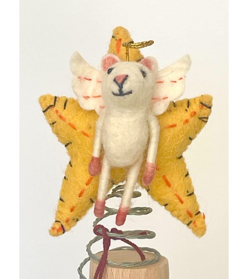 Star of Wonder Mouse - Christmas Tree Topper Decoration Sew Heart Felt 2024 christmas decorations xmas tree decorations