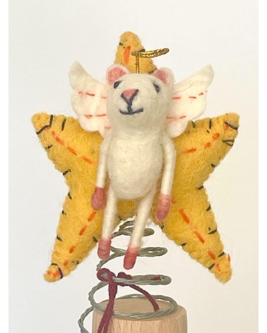 Star of Wonder Mouse - Christmas Tree Topper Decoration Sew Heart Felt 2024 christmas decorations xmas tree decorations