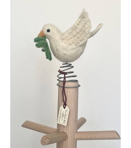 Friedens-Taube - Christbaumspitze, Weihnachtsbaumspitze Sew Heart Felt Weihnachtsdekoration kaufen Weihnachtsbaum Deko Ideen ...