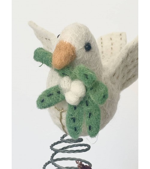 Friedens-Taube - Christbaumspitze, Weihnachtsbaumspitze Sew Heart Felt Weihnachtsdekoration kaufen Weihnachtsbaum Deko Ideen ...