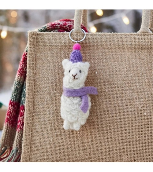 Alpaca - Porte clés original Felt so good idée cadeau original suisse
