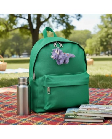 Triceratops - Cool Handcrafted Keychain Felt so good original gift idea switzerland