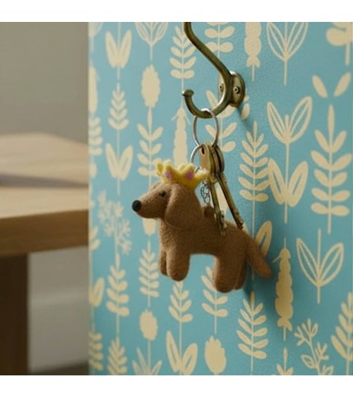 Dackel - Filz Schlüsselanhänger Felt so good geschenkidee schweiz kaufen