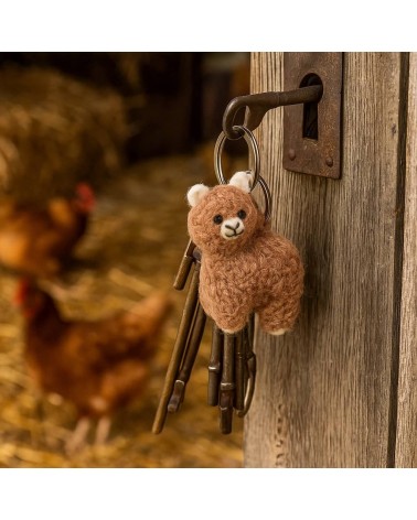 Alpaga - Porte clés original Felt so good idée cadeau original suisse