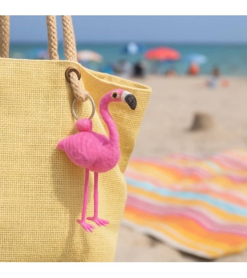 Flamingo - Filz Schlüsselanhänger Felt so good geschenkidee schweiz kaufen