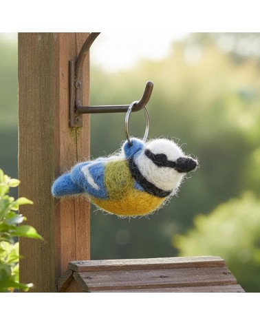 Blau-Meise - Filz Schlüsselanhänger Felt so good geschenkidee schweiz kaufen